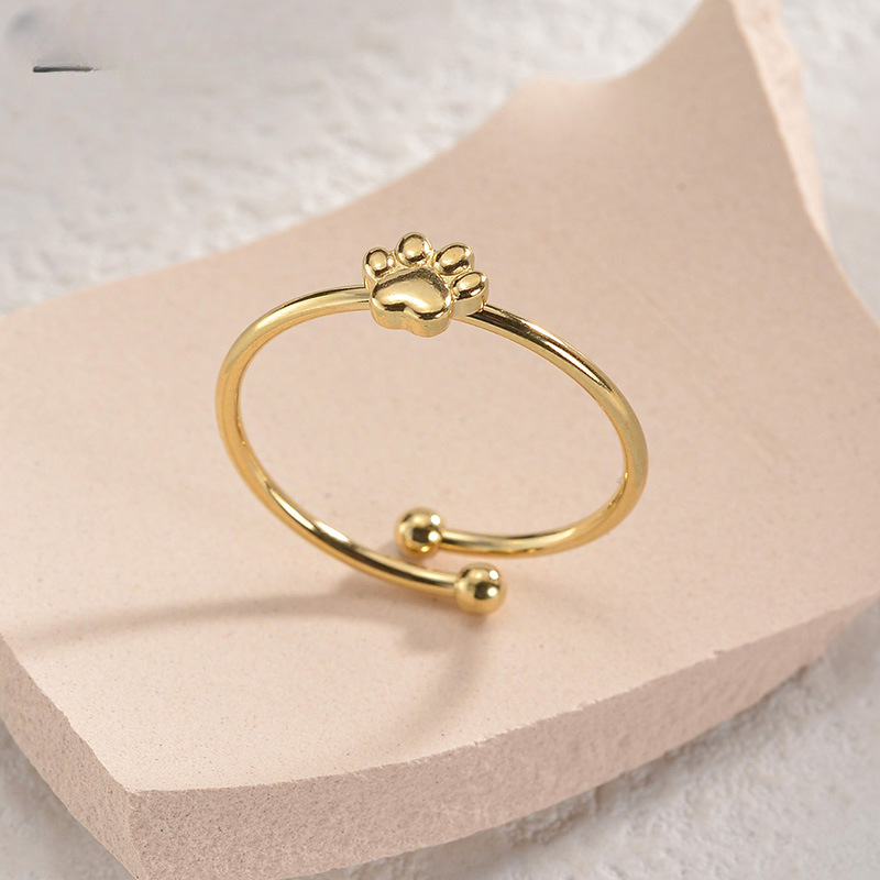 Anillo de rascado de gato de acero inoxidable al por mayor